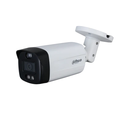 Cámara Dahua BULLET 2MP 2.8MM TIOC ACTIVE DETERRENCE FULL COLOR AUDIO DH-HAC-ME1239THN-A-PV