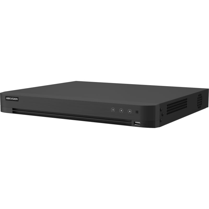 DVR Hikvision 5mp 16Analos y 16IP canales, HDD 4TB)iDS-7216HUHI-M2/X