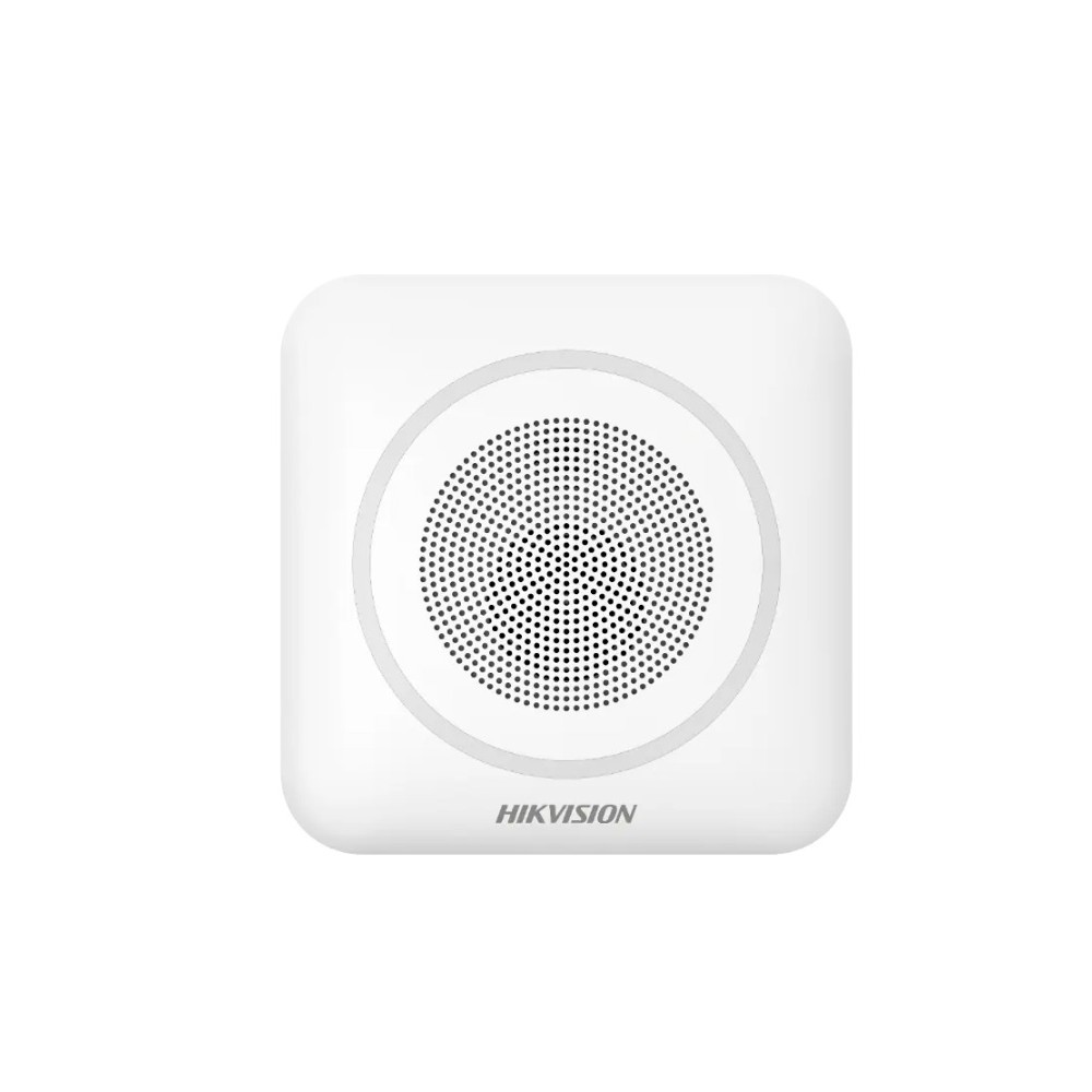Sirena Inalámbrica Interior con Audio Bidireccional para Voceo AX PRO DS-PS1-II-WB Hikvision