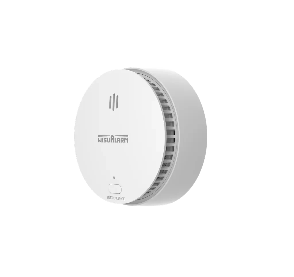 DETECTOR DE HUMO AUTONOMO WIFI 2.5 GHZ C/BATERIA Wisualarm