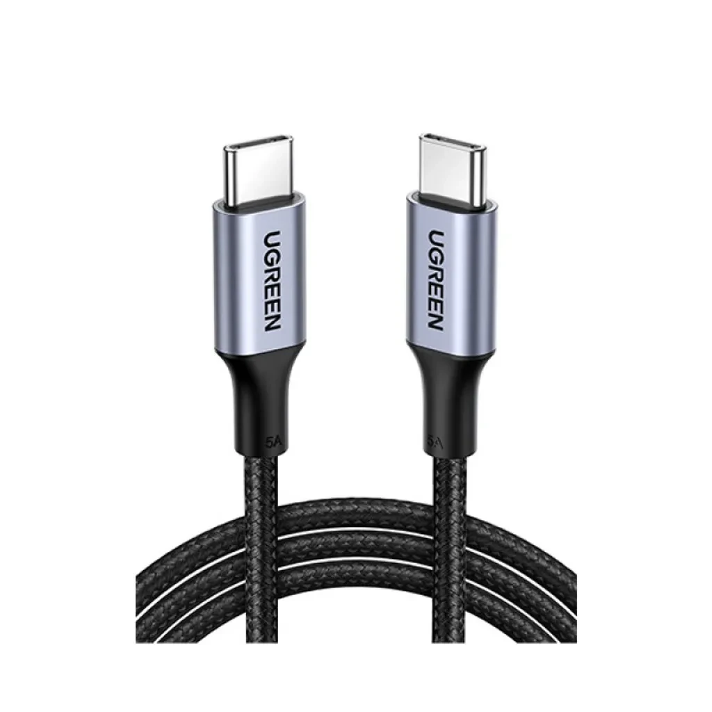 Cable USB-C a USB-C UGREEN US316 1 Metro | Carga Rápida PD 5A Trenzado