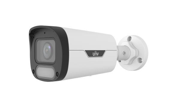 Cámara IP Uniview bala fija con luz cálida ColorHunter Wise-ISP de 2MP
